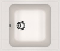 Кухонная мойка Ulgran U-604 U-604-331 59x50 из искусственного камня, белый