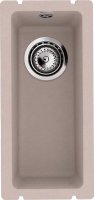 Кухонная мойка Ulgran Underground 160 Under 160-10 21x45 из кварцевого композита, бежевый