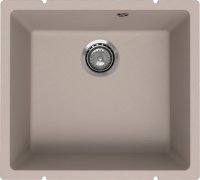 Кухонная мойка Ulgran Underground 450 Under 450-02 50x45 из кварцевого композита, бежевый
