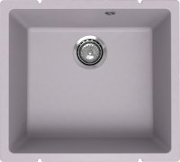 Кухонная мойка Ulgran Underground 450 Under 450-04 50x45 из кварцевого композита, белый