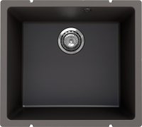 Кухонная мойка Ulgran Underground 450 Under 450-09 50x45 из кварцевого композита, серый