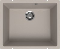 Кухонная мойка Ulgran Underground 500 Under 500-02 55x45 из кварцевого композита, бежевый