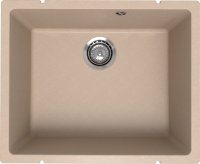 Кухонная мойка Ulgran Underground 500 Under 500-03 55x45 из кварцевого композита, бежевый