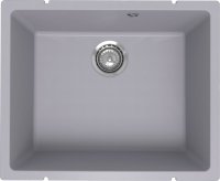 Кухонная мойка Ulgran Underground 500 Under 500-05 55x45 из кварцевого композита, серый