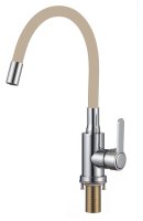 Смеситель для кухни Savol S-3002A12 с гибким изливом, хром