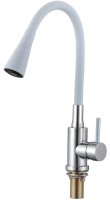 Смеситель для кухни Savol S-3002AM04 с гибким изливом, хром