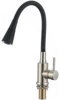 Смеситель для кухни Savol S-3002LM01 с гибким изливом, сатин