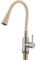 Смеситель для кухни Savol S-3002LM12 с гибким изливом, сатин