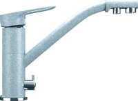 Смеситель для кухни Ulgran U-010 U-010-342 с подключением фильтра, графит