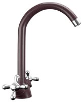 Смеситель для кухни Ulgran U-012 U-012-345, коричневый