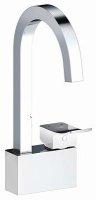 Смеситель для кухни WasserKRAFT Aller 1060 white 1067W, белый/хром