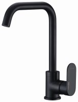 Смеситель для кухни WasserKRAFT Elbe 7400 7407, черный матовый