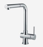 Смеситель для кухни Webert Lisbona LS940302015 с выдвижным изливом, хром