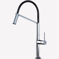 Смеситель для кухни Webert Kitchen oblique pro OB920602015 с гибким изливом, хром