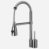Смеситель для кухни Webert Kitchen omega OM920602015 с гибким изливом, хром