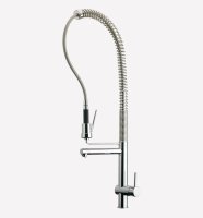 Смеситель для кухни Webert Kitchen springy SN921402015 с подключением фильтра и гибким изливом, хром