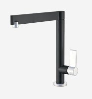 Смеситель для кухни Webert Spirit SO920302564, черный/хром
