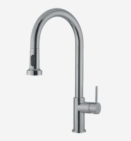 Смеситель для кухни Webert Sidney SY940302345 с выдвижным изливом, никель