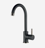 Смеситель для кухни Webert Yen YN920302724, черный/антрацит