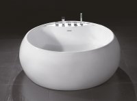 Акриловая ванна BelBagno BB30-1550 155x155, белая