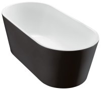 Акриловая ванна BelBagno BB71-1800-NERO-W0 180x80, черная