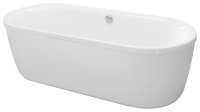 Акриловая ванна Cezares Metauro METAURO-Central-180-80-40-W37 180x80, белая