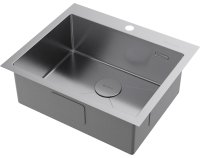 Кухонная мойка OMOIKIRI Akisame 59-IN 4973055 59x51 стальная, сталь