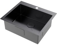 Кухонная мойка OMOIKIRI Akisame 59-GM 4973096 59x51 стальная, вороненая сталь