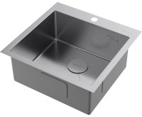 Кухонная мойка OMOIKIRI Akisame 51-IN 4973438 51x51 стальная, сталь