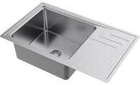 Кухонная мойка OMOIKIRI Mizu 78-LB-IN 4973729 78x48 стальная, сталь