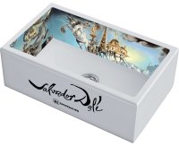 Кухонная мойка OMOIKIRI Mikura 76-Dali 4993023 76x46 керамическая, белый