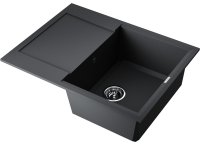 Кухонная мойка OMOIKIRI Sakaime 68-BL 4993108 68x50 из искусственного гранита, черный