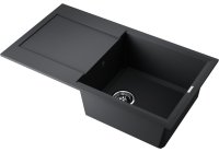 Кухонная мойка OMOIKIRI Sakaime 78-BL 4993111 78x43.5 из искусственного гранита, черный