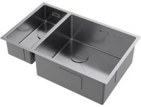 Кухонная мойка OMOIKIRI Taki 69-2-U/IF-IN-R Side 4993182 69.5x44 стальная, сталь
