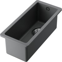 Кухонная мойка OMOIKIRI Bosen 20-U-PL 4993227 20x44 из искусственного гранита, платина