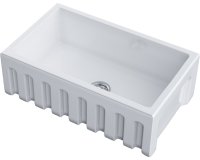 Кухонная мойка OMOIKIRI Mikura 76-WH Glossy 4993258 76x46 керамическая, белый глянцевый