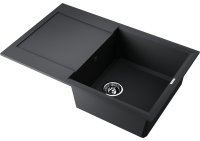 Кухонная мойка OMOIKIRI Sakaime 79-BL 4993276 79x50 из искусственного гранита, черный