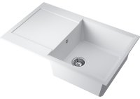 Кухонная мойка OMOIKIRI Sakaime 79-WH 4993279 79x50 из искусственного гранита, белый
