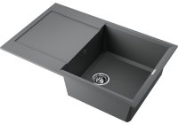 Кухонная мойка OMOIKIRI Sakaime 79-PL 4993281 79x50 из искусственного гранита, платина