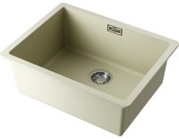 Кухонная мойка OMOIKIRI Kata 54-U-BE 4993408 54x42 из искусственного гранита, ваниль