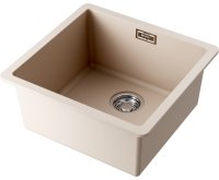 Кухонная мойка OMOIKIRI Kata 44-U-SA 4993423 44x42 из искусственного гранита, бежевый