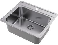 Кухонная мойка OMOIKIRI Ashi 56-IN 4993449 56x50 стальная, сталь
