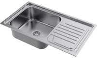 Кухонная мойка OMOIKIRI Haruna 86-IN 4993451 86x50 стальная, сталь