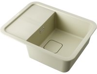Кухонная мойка OMOIKIRI Tasogare 65-BE 4993479 65x51 из искусственного гранита, ваниль