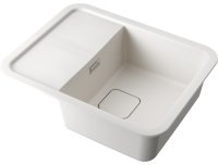 Кухонная мойка OMOIKIRI Tasogare 65-PA 4993481 65x51 из искусственного гранита, пастила