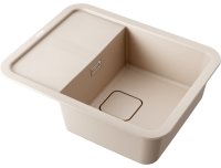 Кухонная мойка OMOIKIRI Tasogare 65-SA 4993495 65x51 из искусственного гранита, бежевый