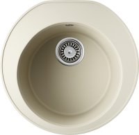 Кухонная мойка OMOIKIRI Miya 50R BE 4993504 50.5x49 из искусственного гранита, ваниль