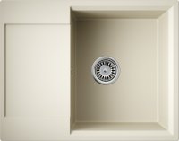 Кухонная мойка OMOIKIRI Daisen 65T-BE 4993513 65x51 из искусственного гранита, ваниль