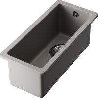 Кухонная мойка OMOIKIRI Bosen 20-U-GR 4993537 20x44 из искусственного гранита, leningrad grey