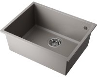 Кухонная мойка OMOIKIRI Tedori 54-U-GR 4993540 55x42 из искусственного гранита, leningrad grey